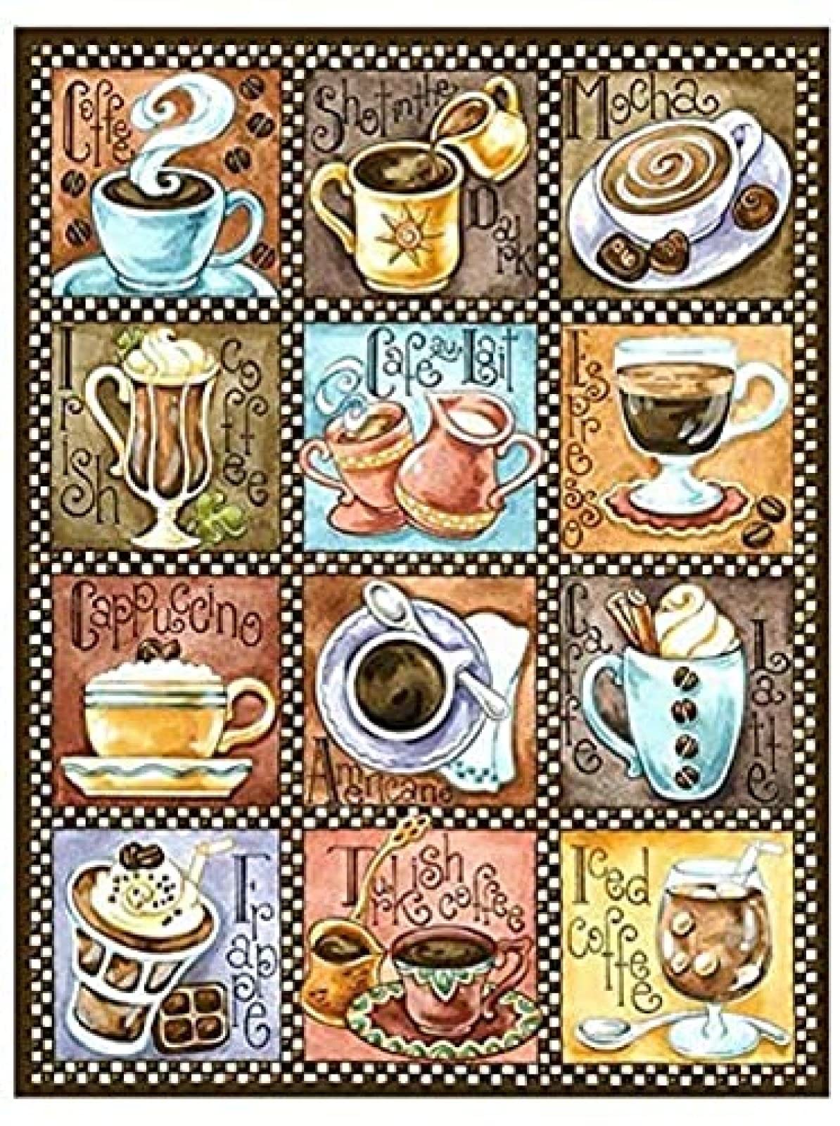 Amazon | Weiniuniu刺繍クロスステッチキットコーヒーカップ 11CT人気